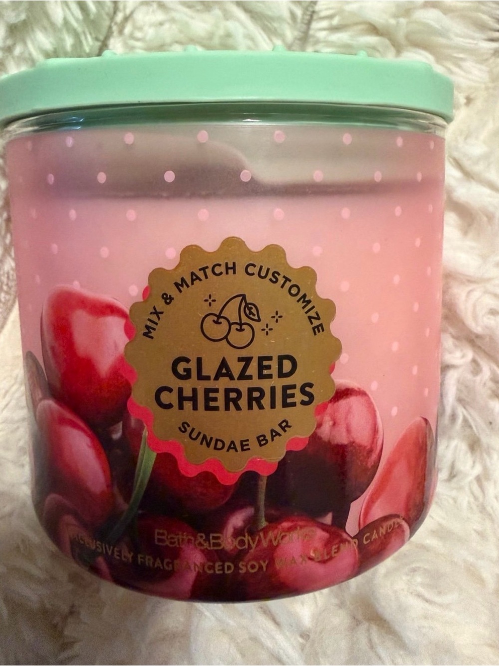 NEW Bath & Body Works Glazed Cherries Candle